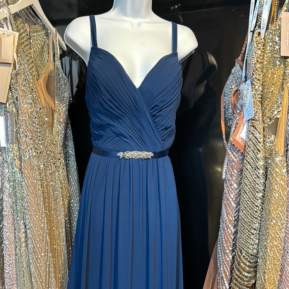 Elegant kanali K Blue Evening Dress